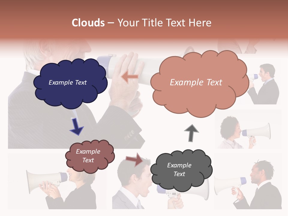 Background Loudspeaker Energy PowerPoint Template