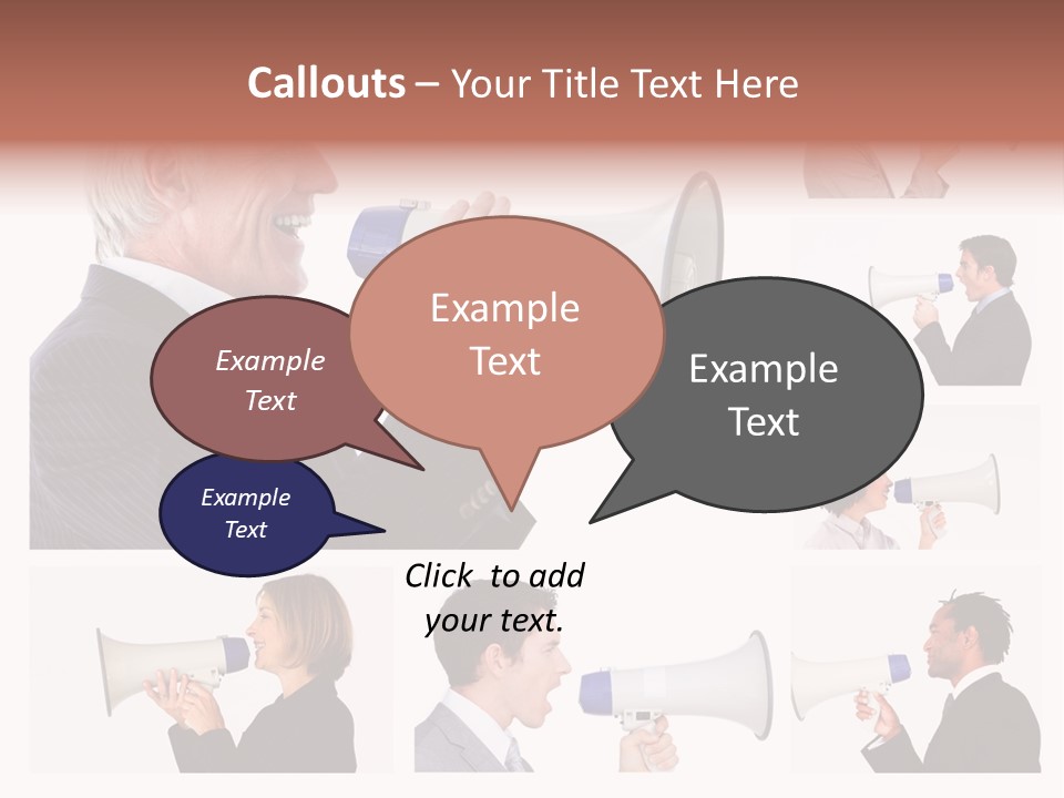 Background Loudspeaker Energy PowerPoint Template