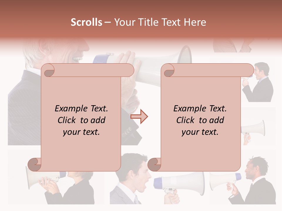 Background Loudspeaker Energy PowerPoint Template