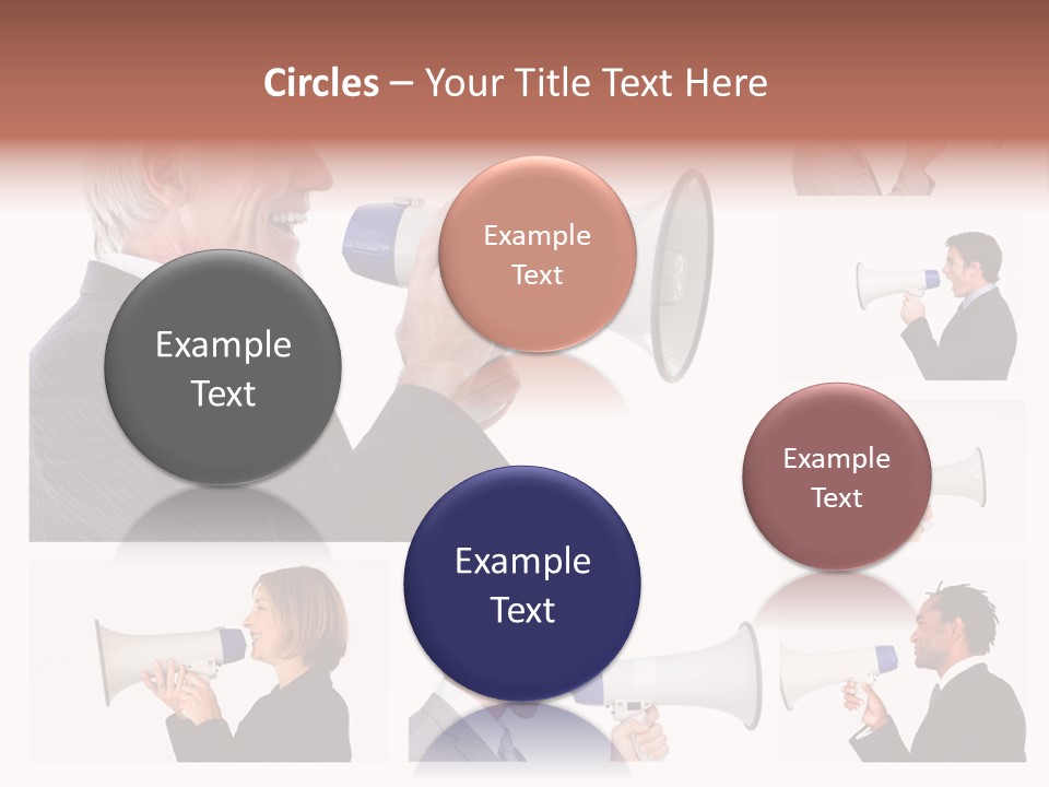 Background Loudspeaker Energy PowerPoint Template