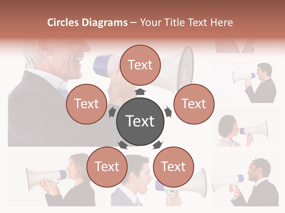 Background Loudspeaker Energy PowerPoint Template