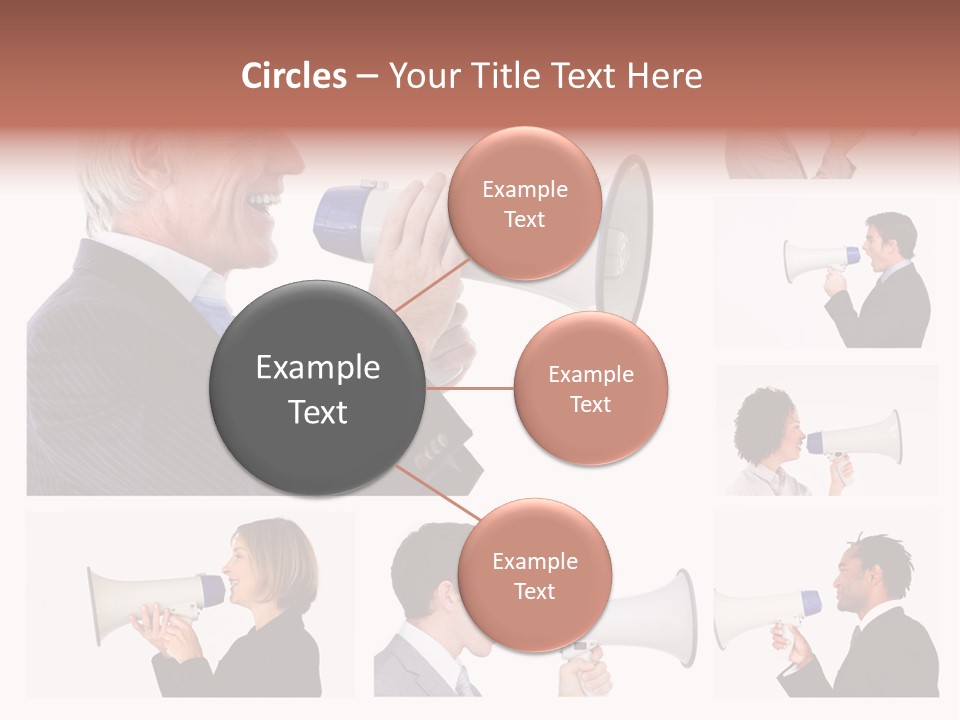 Background Loudspeaker Energy PowerPoint Template