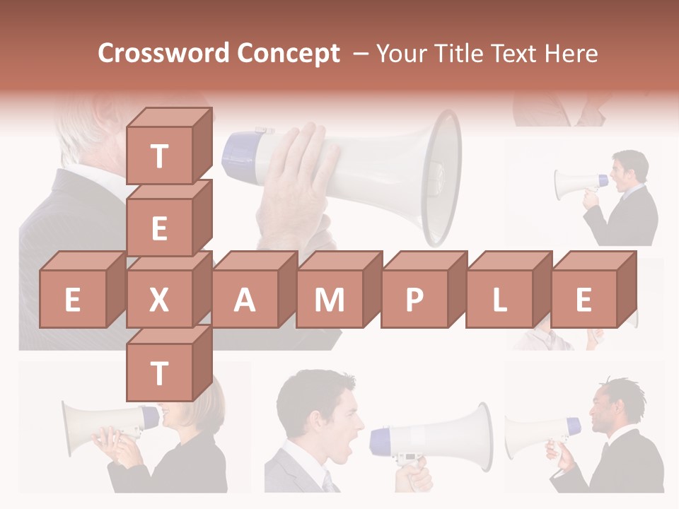 Background Loudspeaker Energy PowerPoint Template