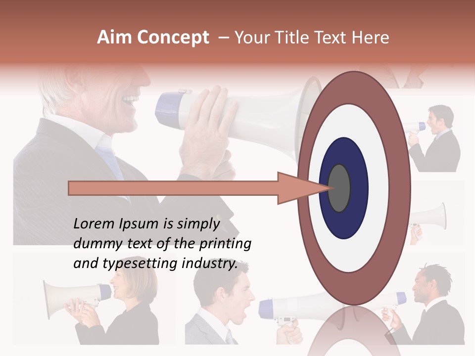 Background Loudspeaker Energy PowerPoint Template