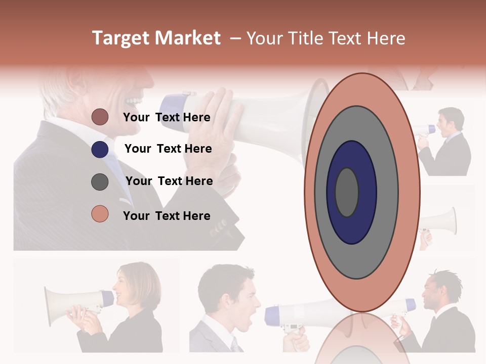 Background Loudspeaker Energy PowerPoint Template