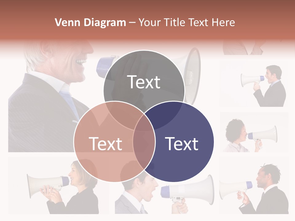 Background Loudspeaker Energy PowerPoint Template