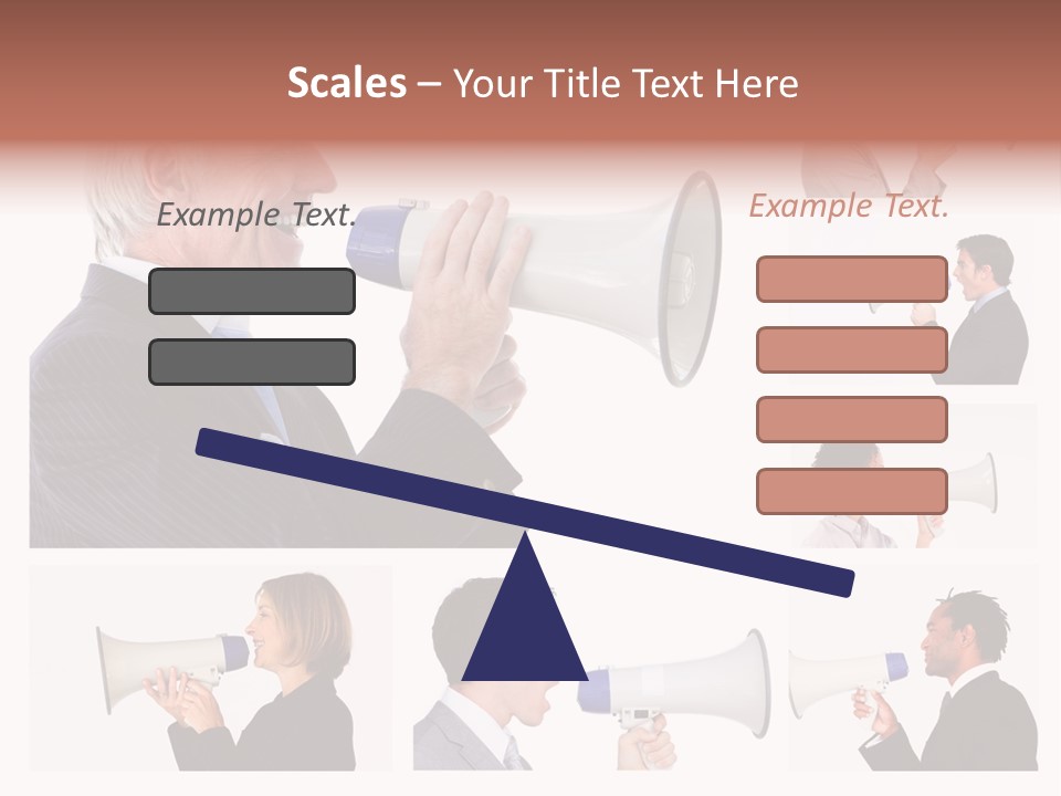 Background Loudspeaker Energy PowerPoint Template