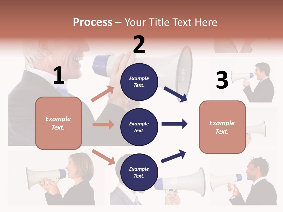 Background Loudspeaker Energy PowerPoint Template