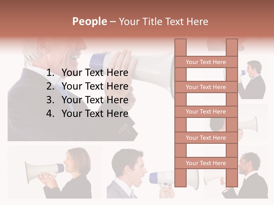 Background Loudspeaker Energy PowerPoint Template