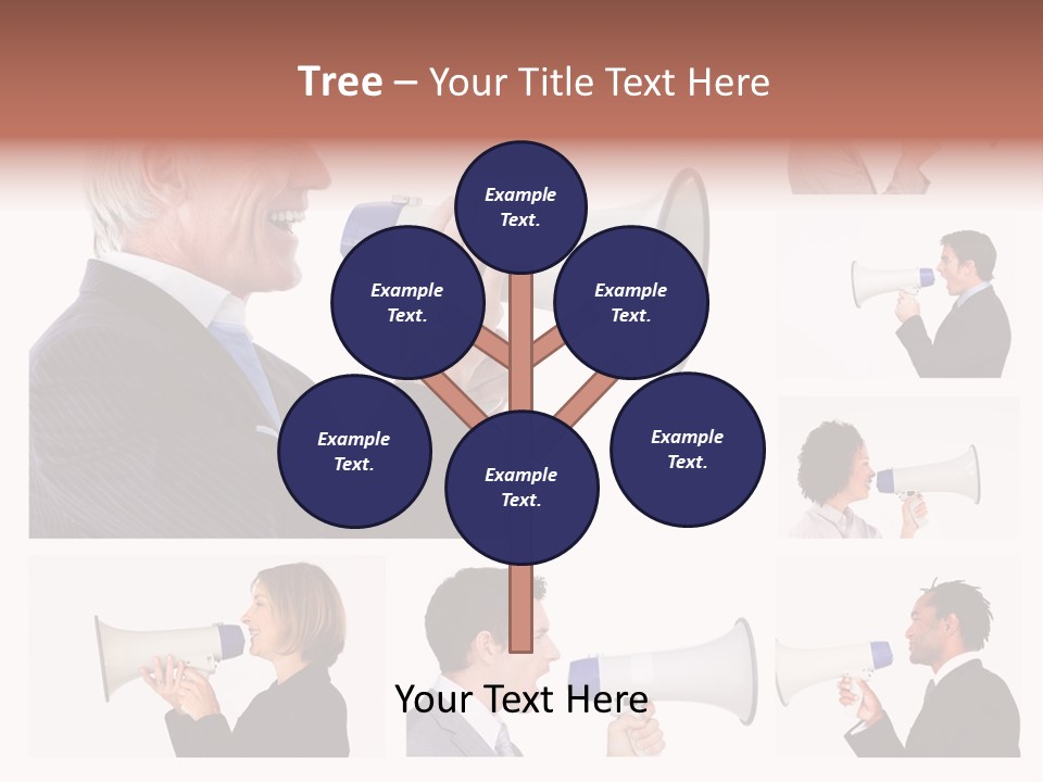 Background Loudspeaker Energy PowerPoint Template