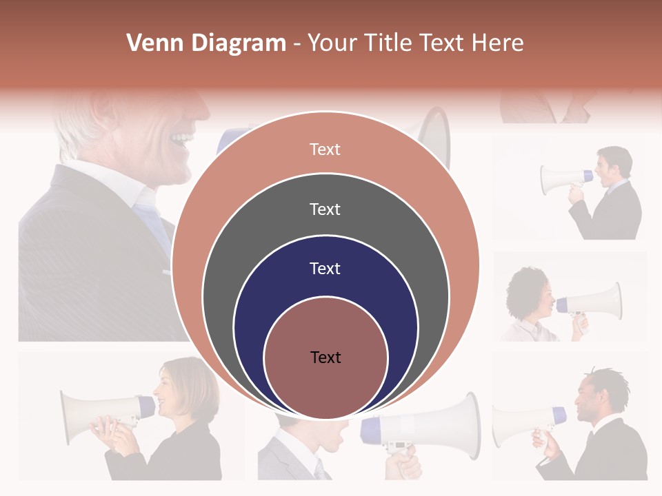 Background Loudspeaker Energy PowerPoint Template