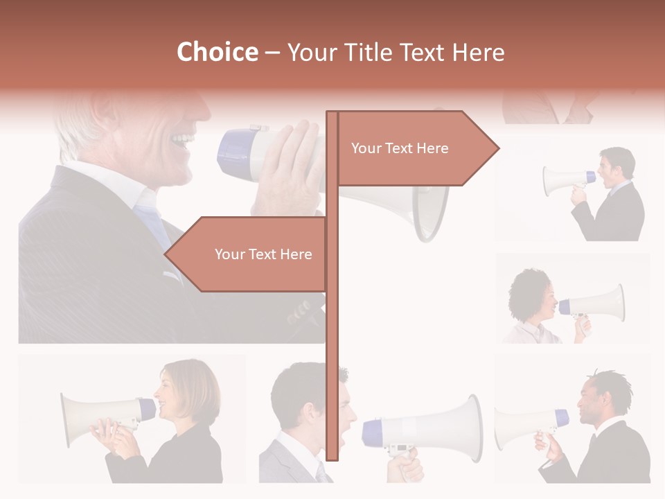 Background Loudspeaker Energy PowerPoint Template