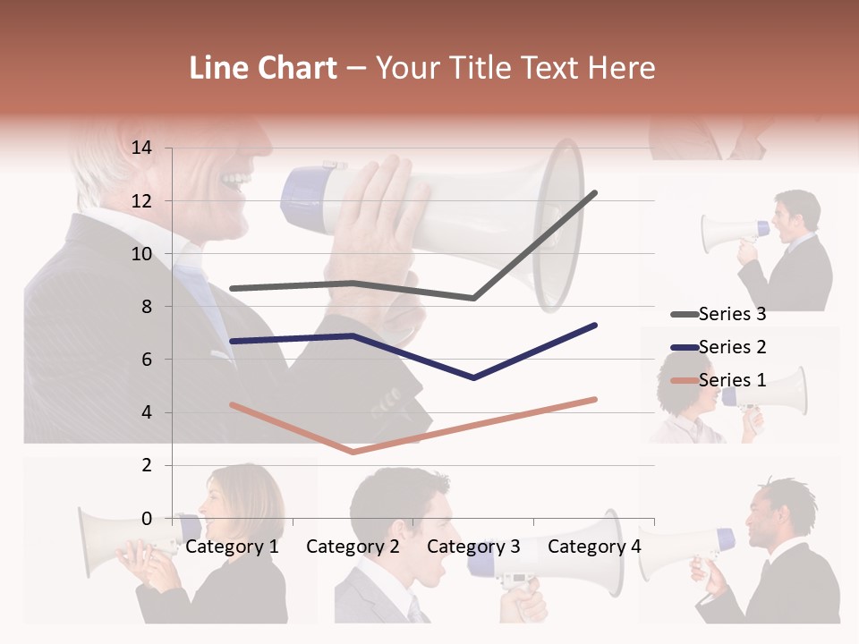 Background Loudspeaker Energy PowerPoint Template
