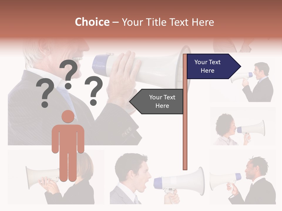 Background Loudspeaker Energy PowerPoint Template