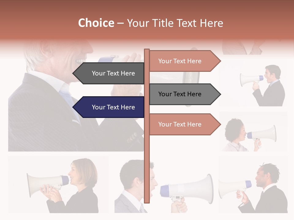 Background Loudspeaker Energy PowerPoint Template