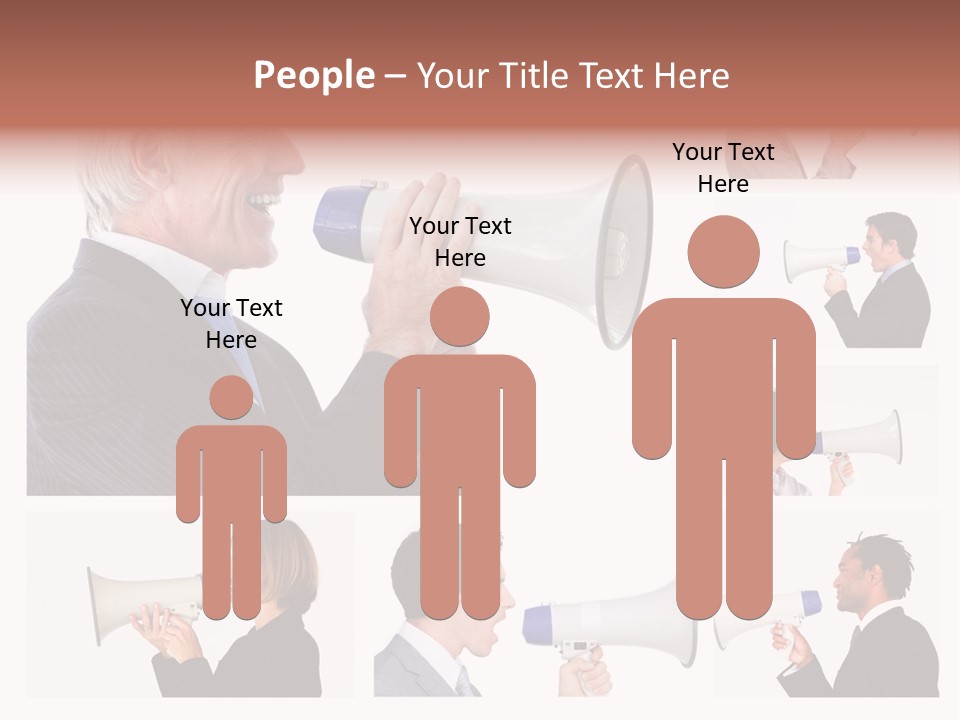 Background Loudspeaker Energy PowerPoint Template