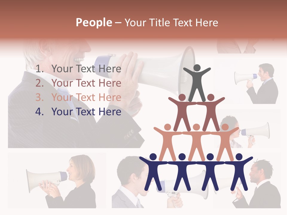 Background Loudspeaker Energy PowerPoint Template