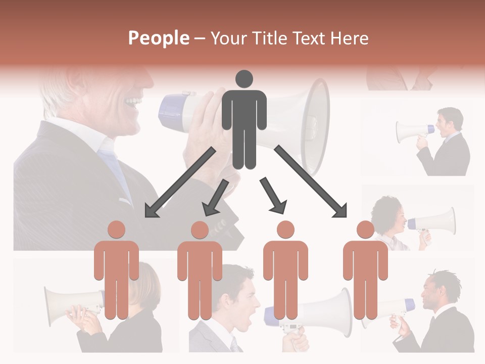 Background Loudspeaker Energy PowerPoint Template