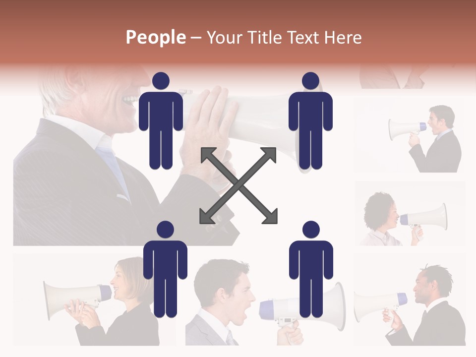 Background Loudspeaker Energy PowerPoint Template