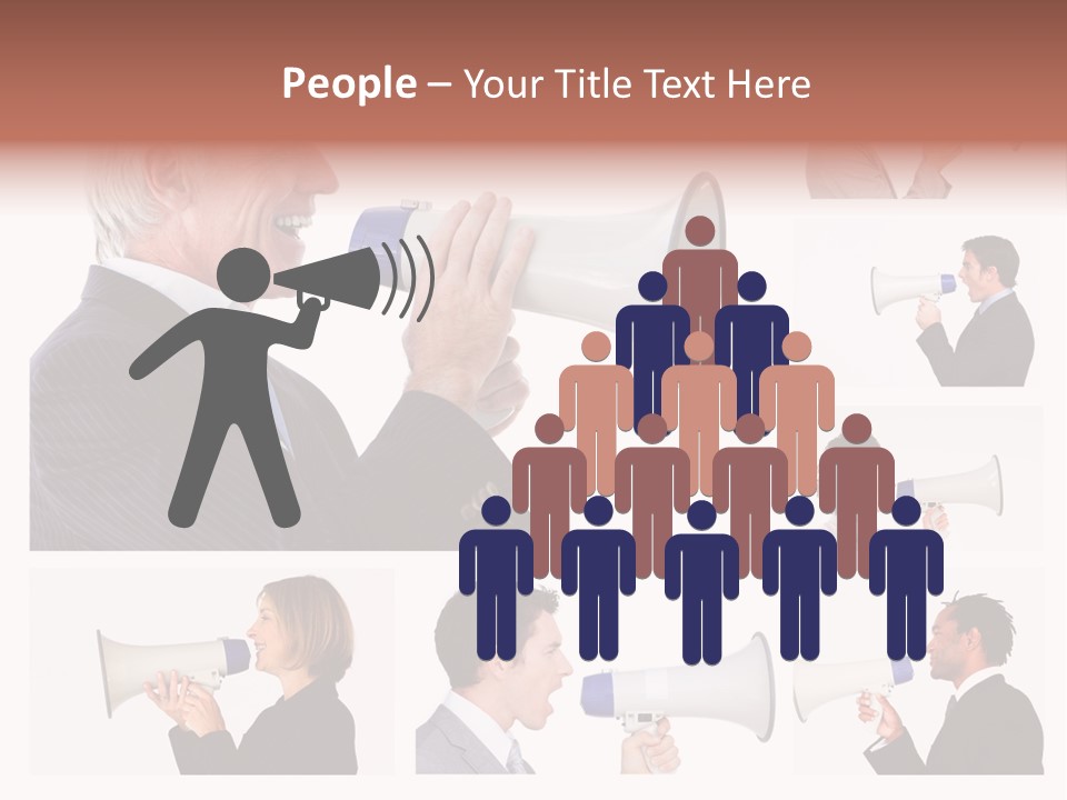 Background Loudspeaker Energy PowerPoint Template