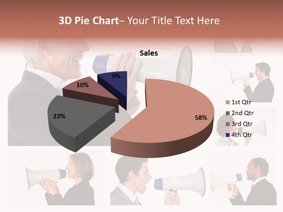 Background Loudspeaker Energy PowerPoint Template