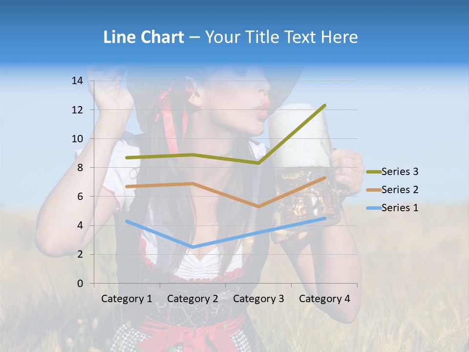 Girl Nature Jar PowerPoint Template
