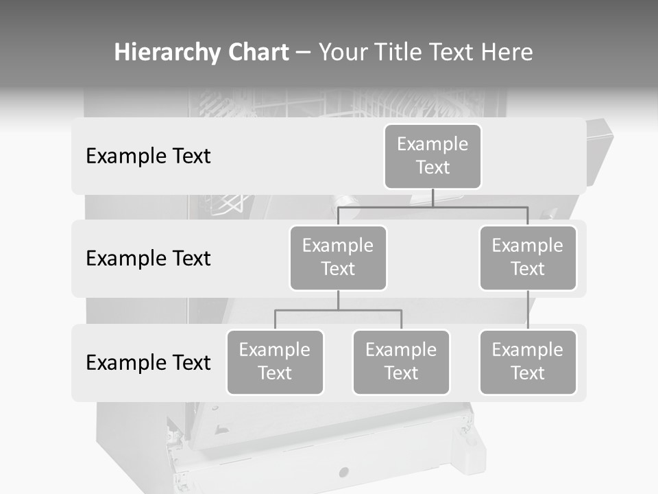 God White Cutlery PowerPoint Template