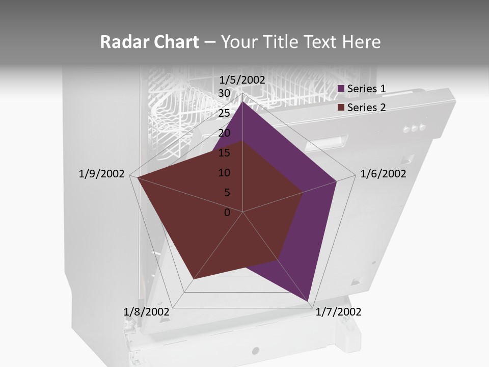 God White Cutlery PowerPoint Template