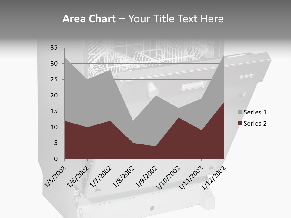 God White Cutlery PowerPoint Template