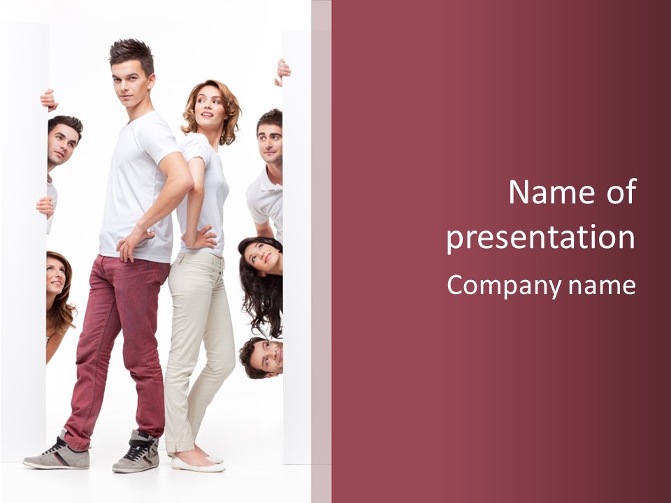 Poster Announcement Advertise PowerPoint Template