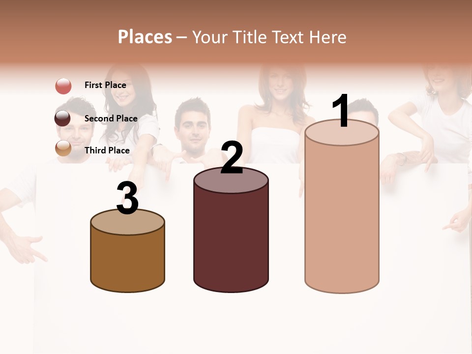 Announcement Friends Text PowerPoint Template