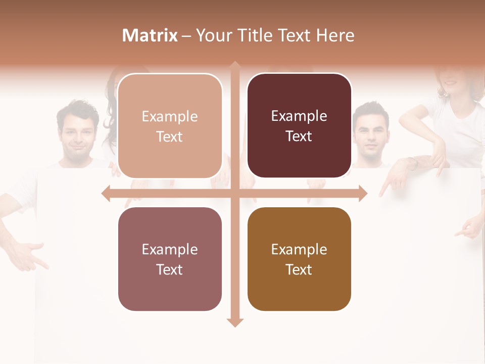 Announcement Friends Text PowerPoint Template