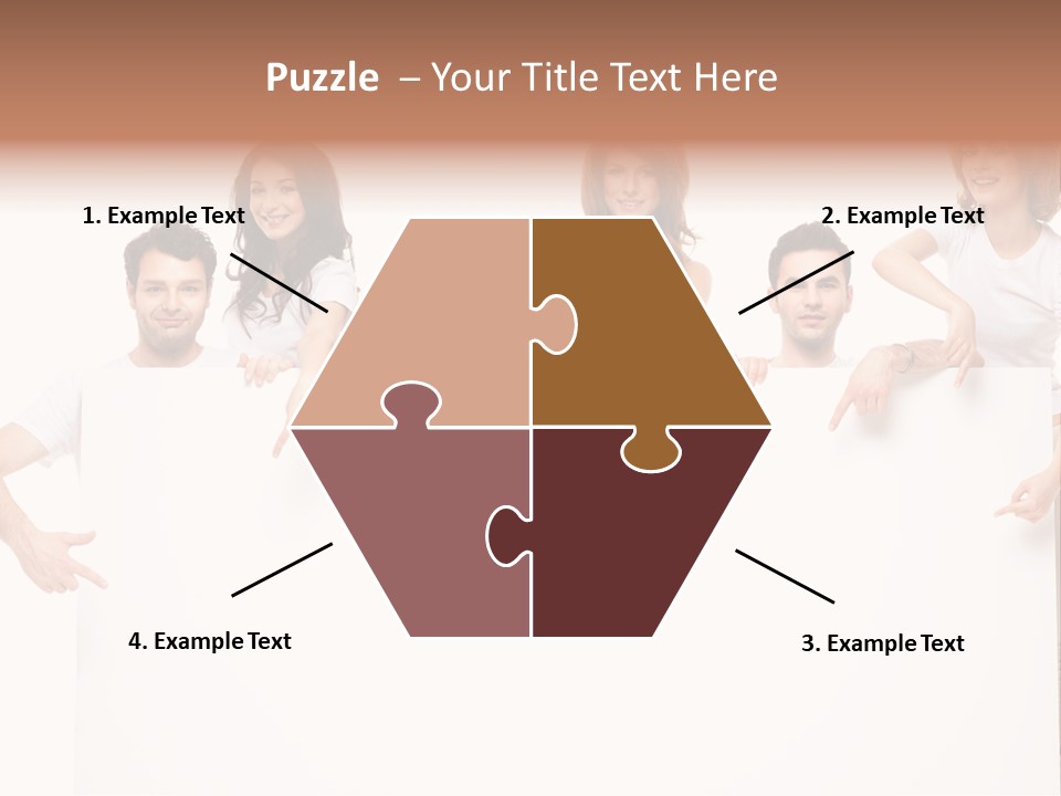 Announcement Friends Text PowerPoint Template