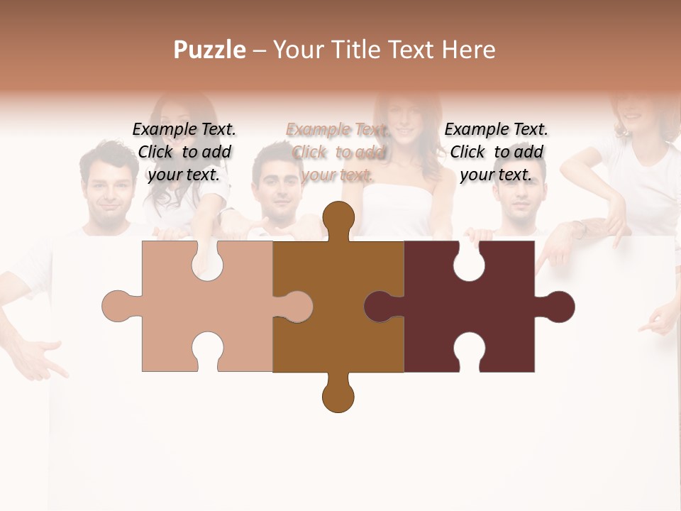 Announcement Friends Text PowerPoint Template