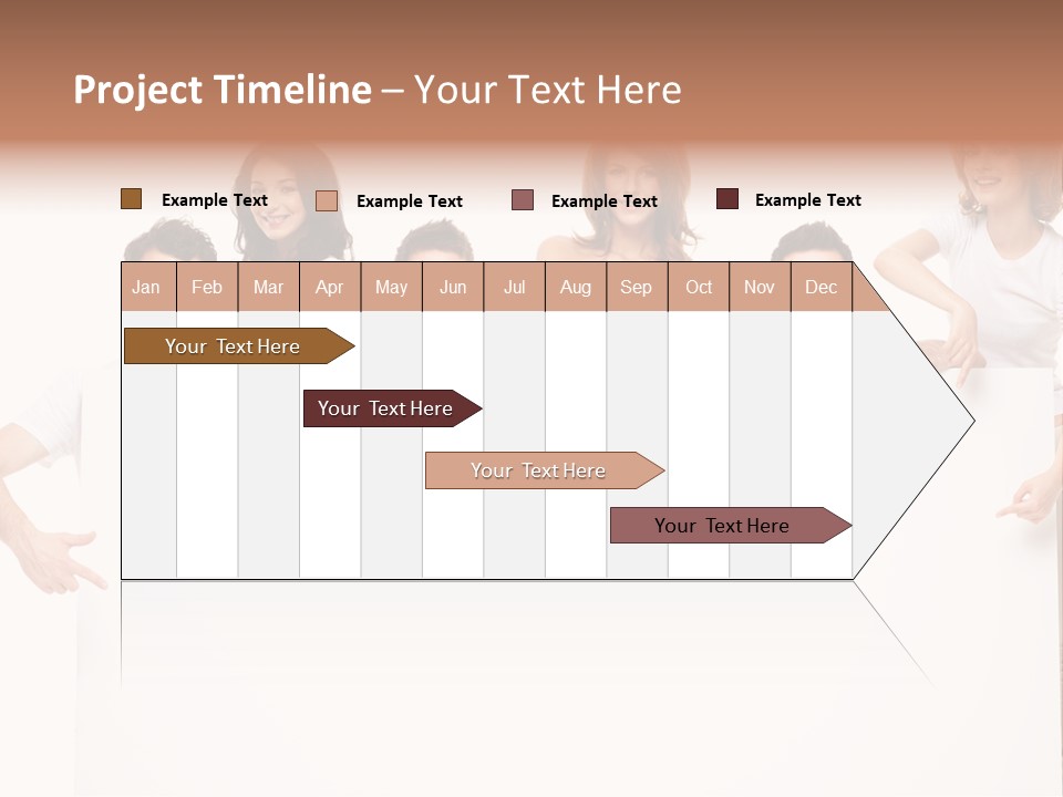 Announcement Friends Text PowerPoint Template
