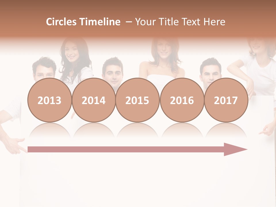 Announcement Friends Text PowerPoint Template