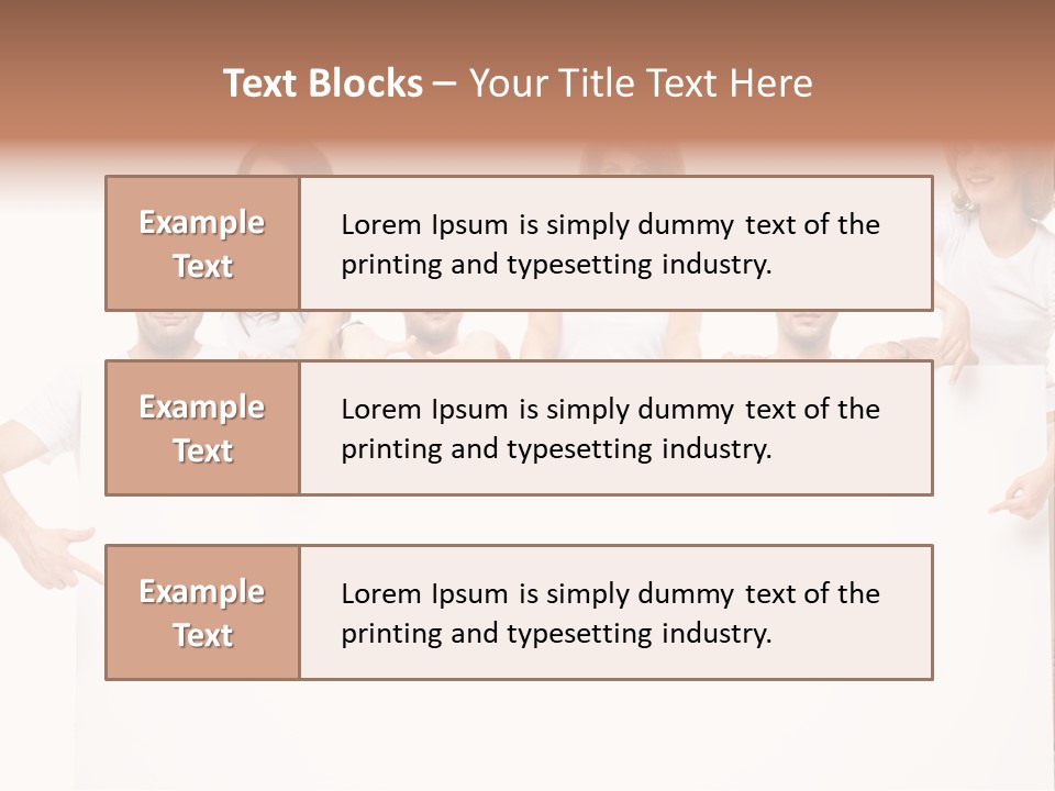 Announcement Friends Text PowerPoint Template
