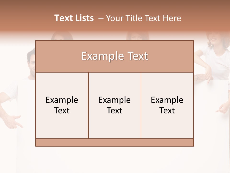 Announcement Friends Text PowerPoint Template