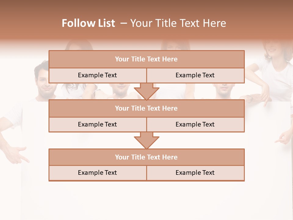 Announcement Friends Text PowerPoint Template