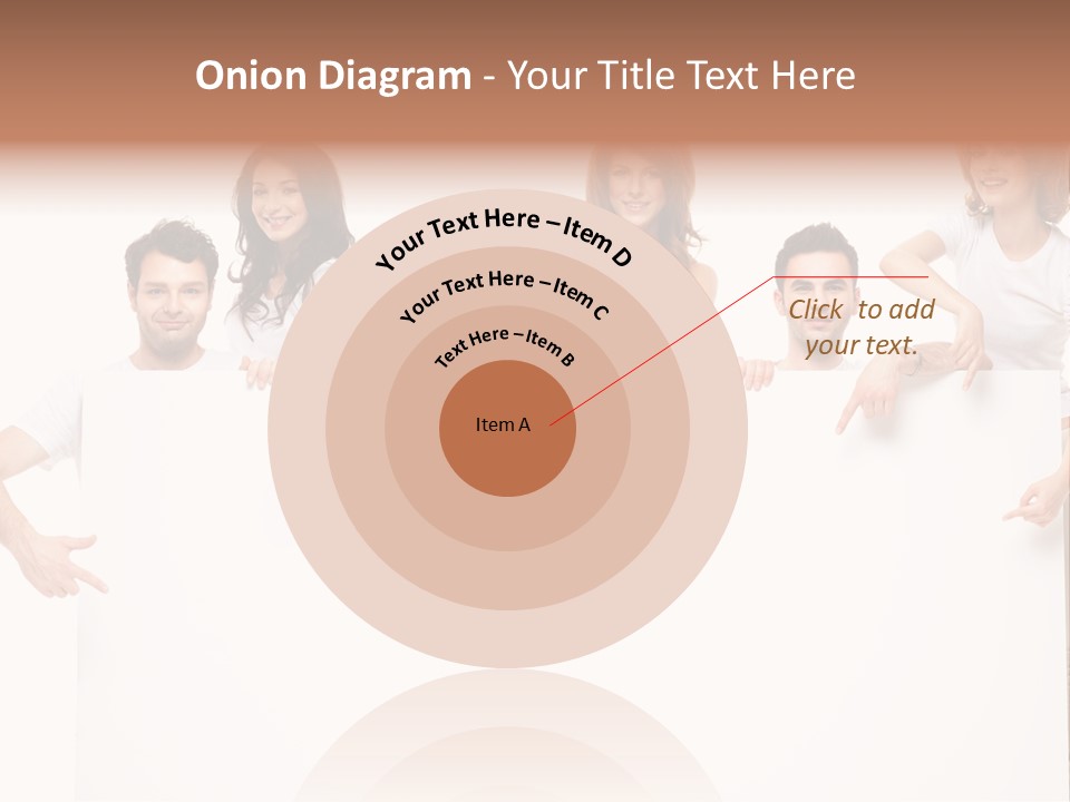 Announcement Friends Text PowerPoint Template