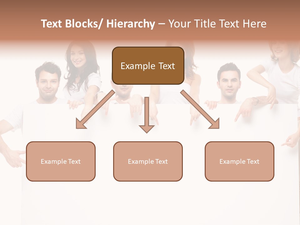 Announcement Friends Text PowerPoint Template