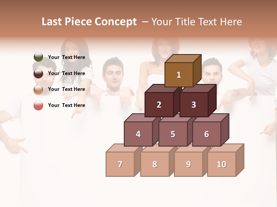 Announcement Friends Text PowerPoint Template