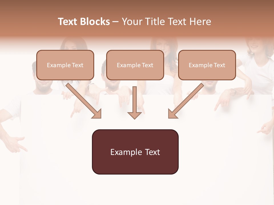 Announcement Friends Text PowerPoint Template