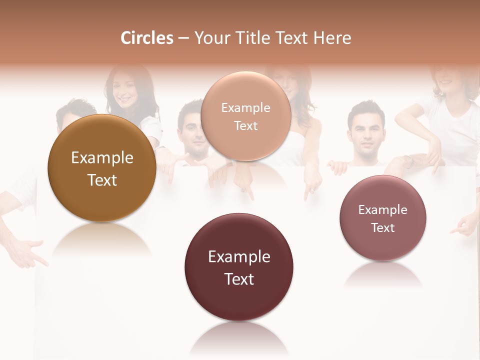 Announcement Friends Text PowerPoint Template