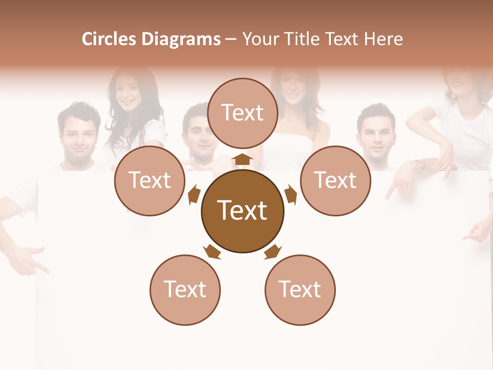 Announcement Friends Text PowerPoint Template