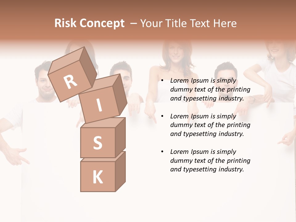 Announcement Friends Text PowerPoint Template