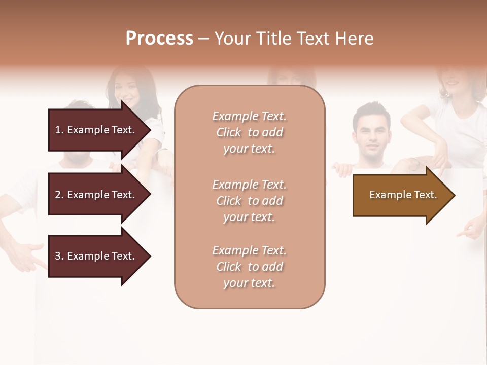 Announcement Friends Text PowerPoint Template