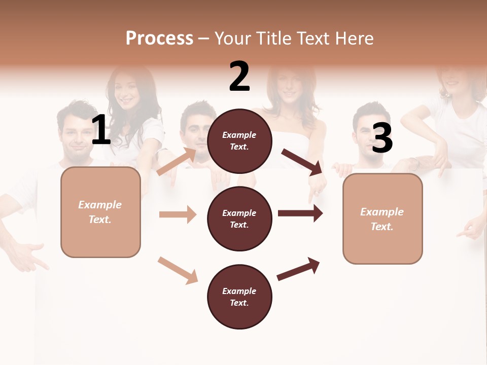 Announcement Friends Text PowerPoint Template