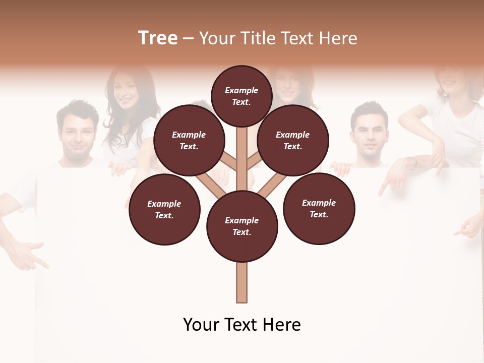 Announcement Friends Text PowerPoint Template
