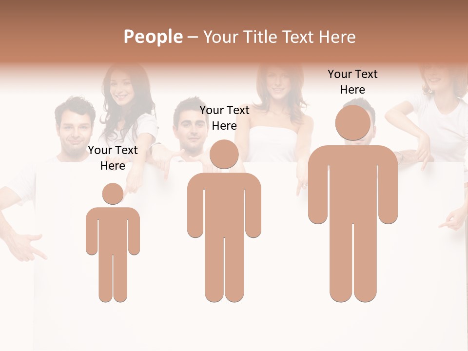 Announcement Friends Text PowerPoint Template